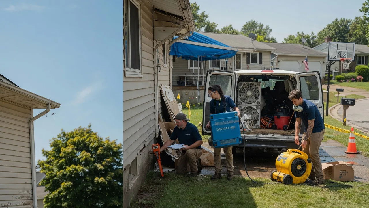 Ceiling Leak Cleanup in Tustin, MI near me