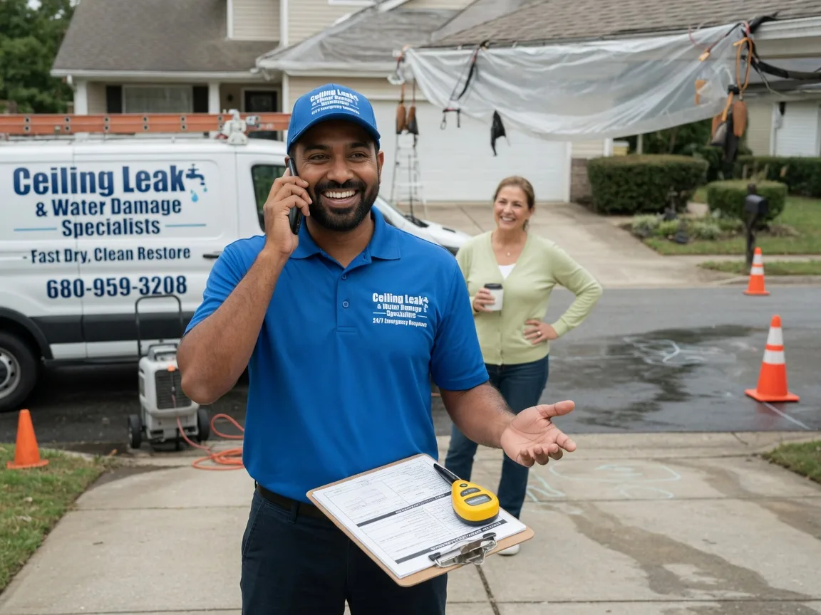 Ceiling Leak Cleanup Tustin, MI FAQs